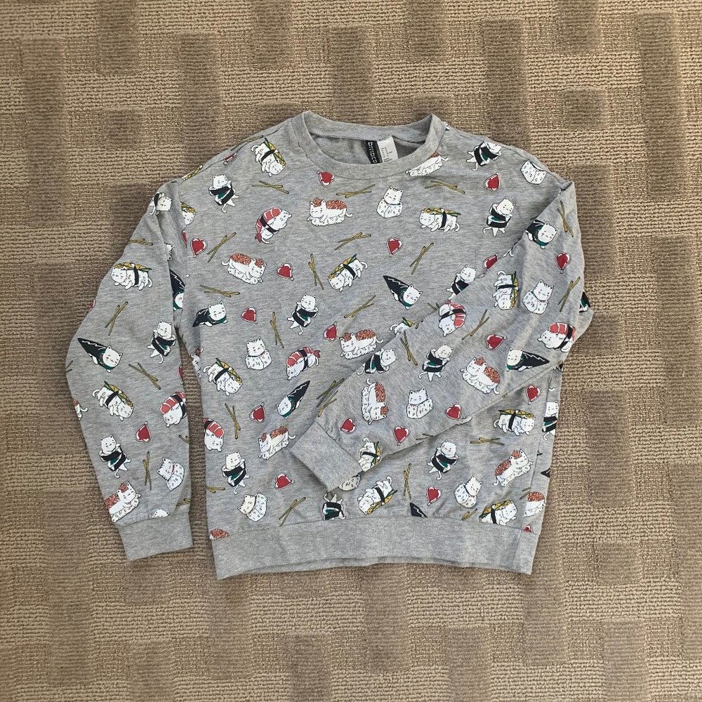 H&M Sushi Cat Sweater